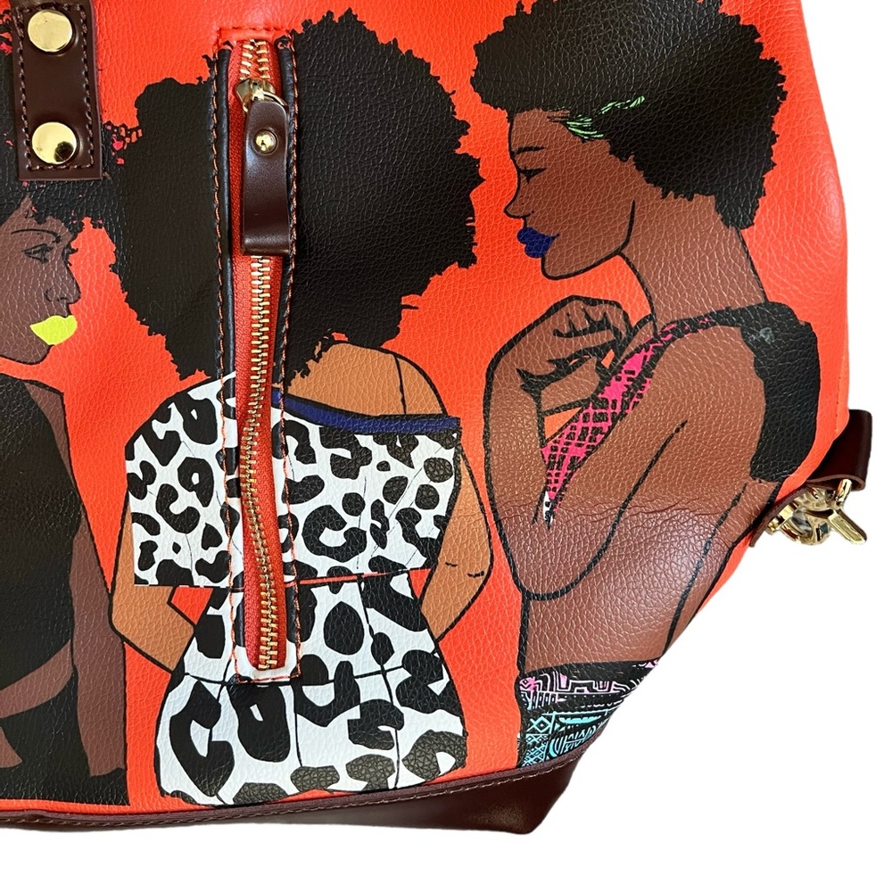 New Large Black Girl Magic Travel Bag with Storage Bag - Picture 4 of 8